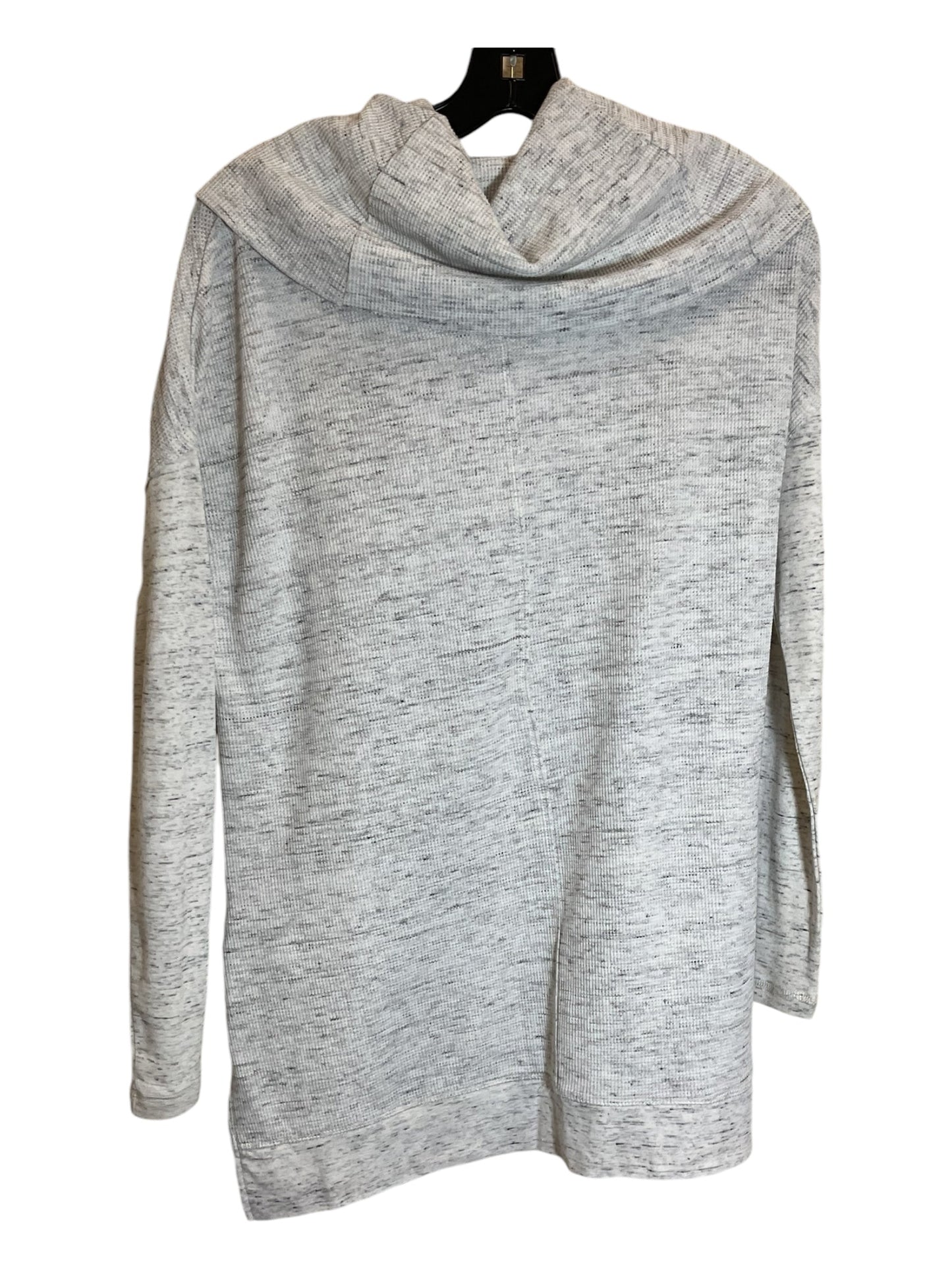 Top Long Sleeve By Calvin Klein In Grey, Size: S