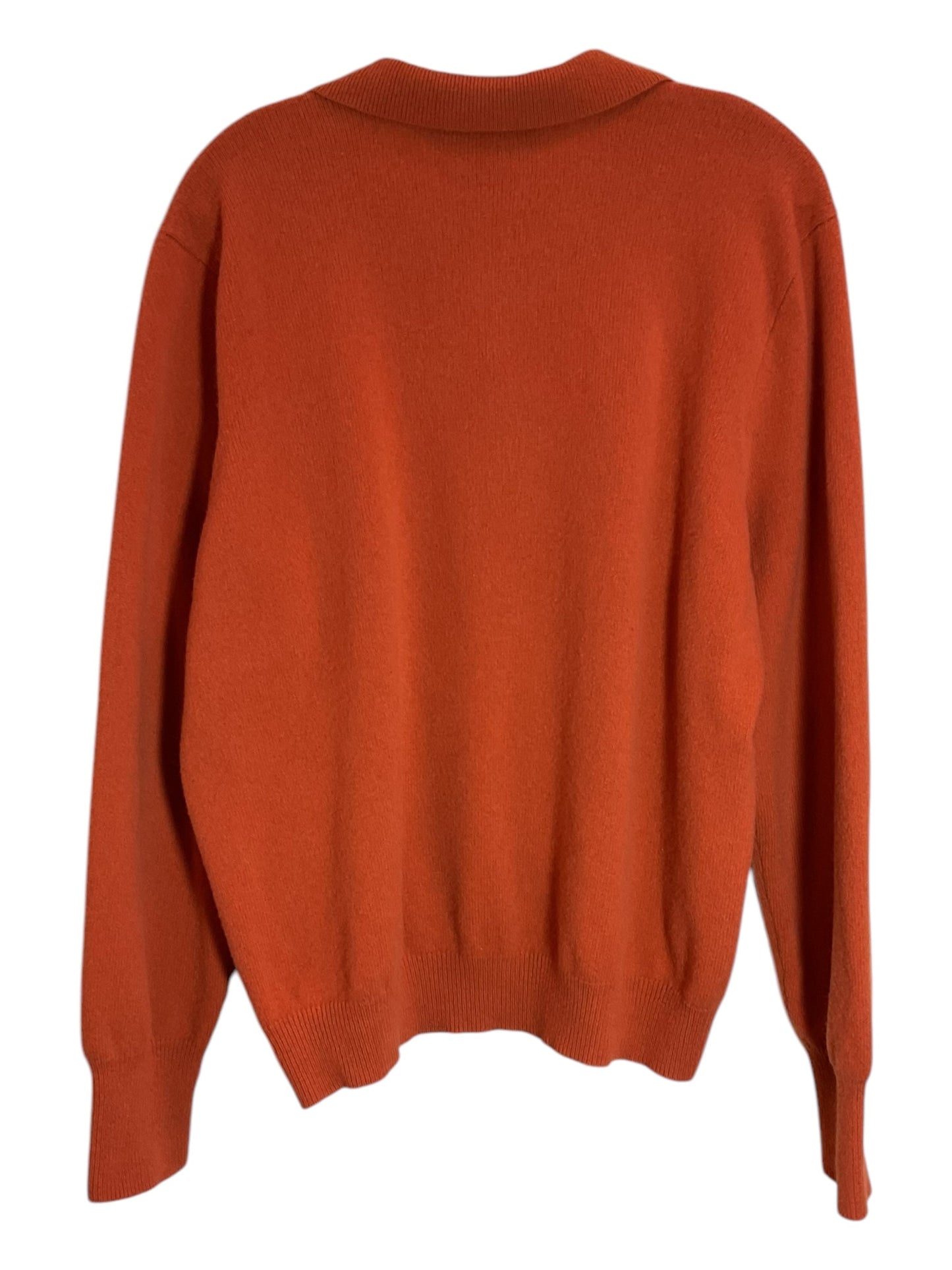 Sweater By Polo Ralph Lauren In Orange, Size: 1x