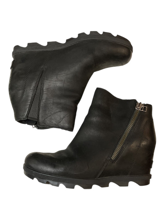 Boots Ankle Heels By Sorel In Black, Size: 9