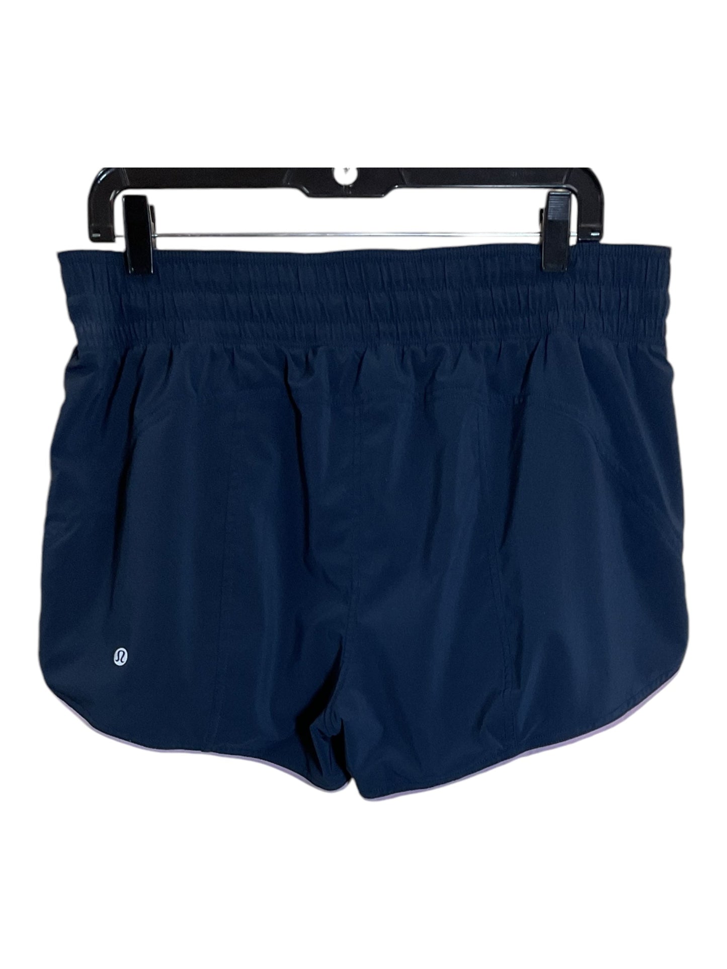 Athletic Shorts By Lululemon In Blue, Size: 12