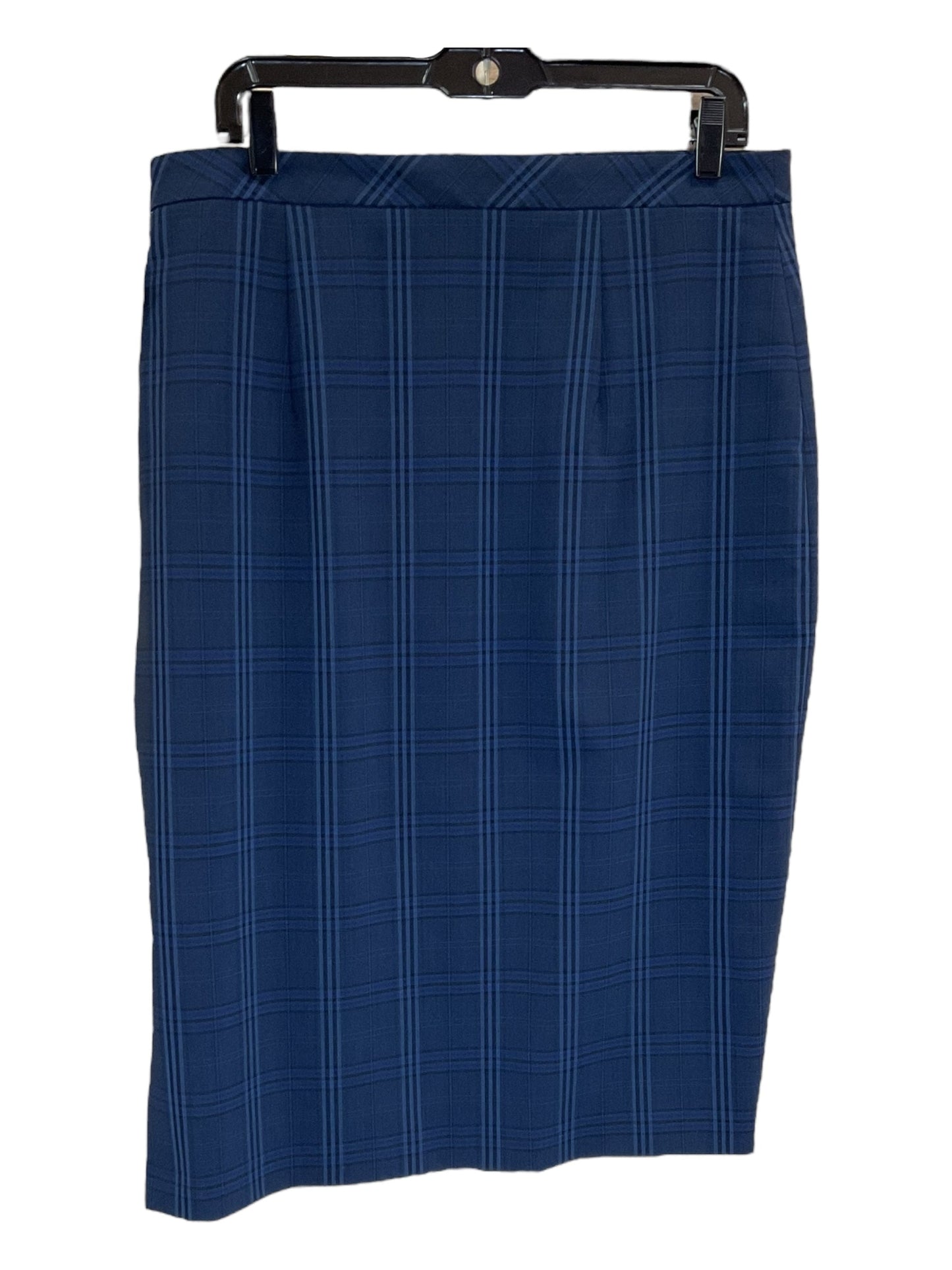 Skirt Midi By Banana Republic In Blue, Size: L