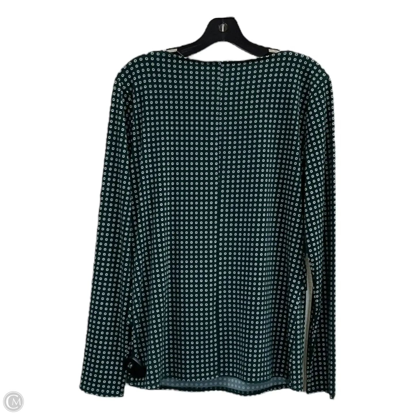 Top Long Sleeve By Ann Taylor In Green, Size: L