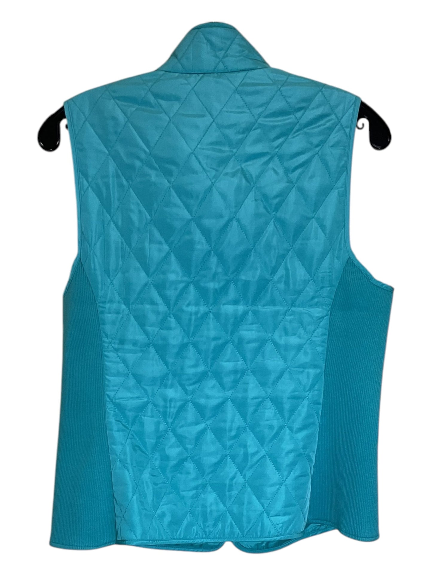 Vest Other By Talbots In Teal, Size: Sp