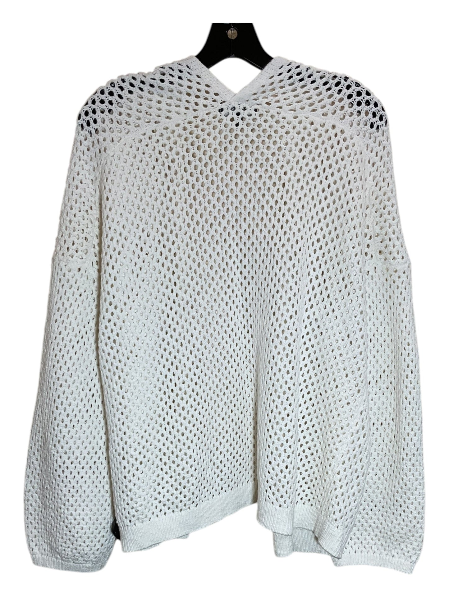 Cardigan By Express In White, Size: L