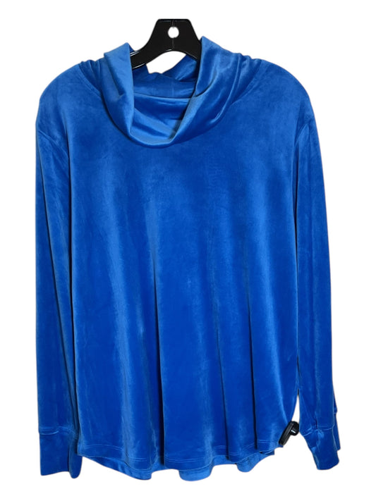 Top Long Sleeve By Ruby Rd In Blue, Size: L