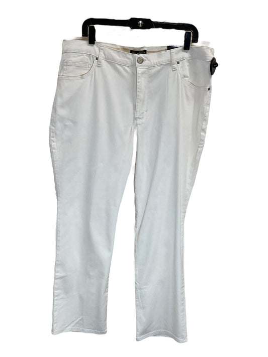 Jeans Straight By Lee In Cream, Size: 18