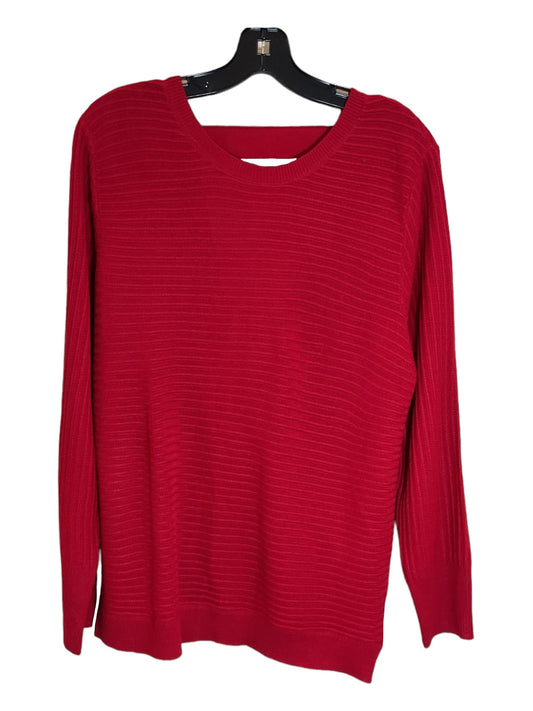 Red Sweater New York And Co, Size M