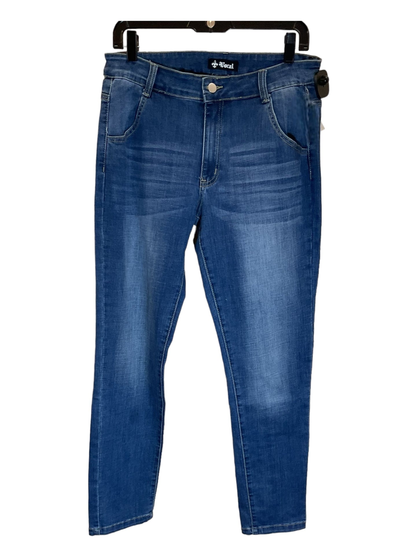 Jeans Straight By Vocal In Blue Denim, Size: 16