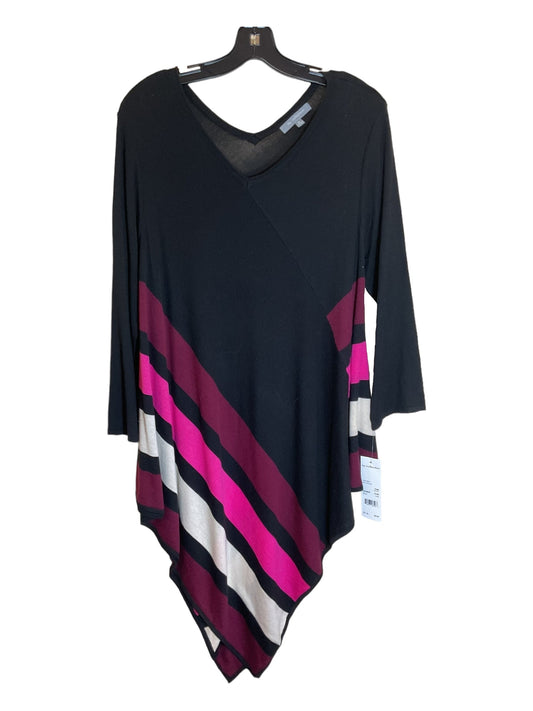 Tunic Long Sleeve By Ny Collection In Black, Size: Xl