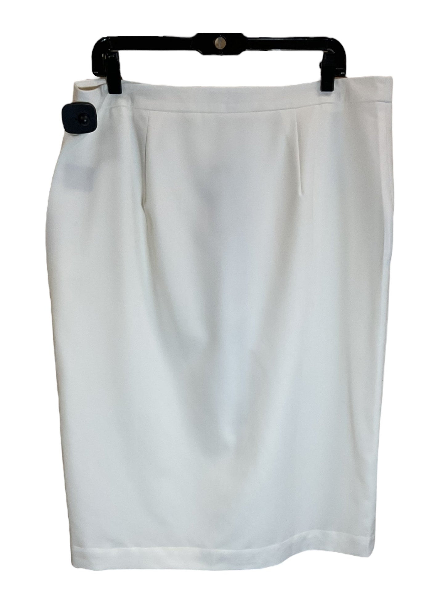 Skirt Midi By Worthington In White, Size: Xl