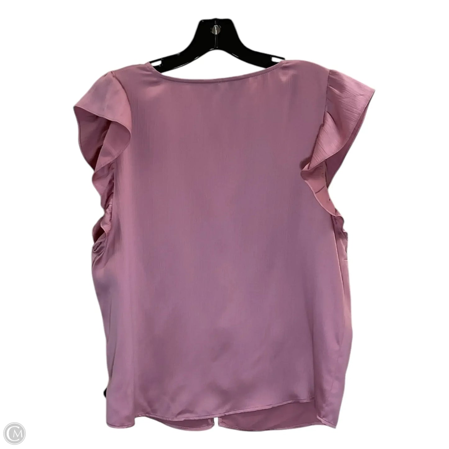 Top Short Sleeve By Nine West In Pink, Size: Xl