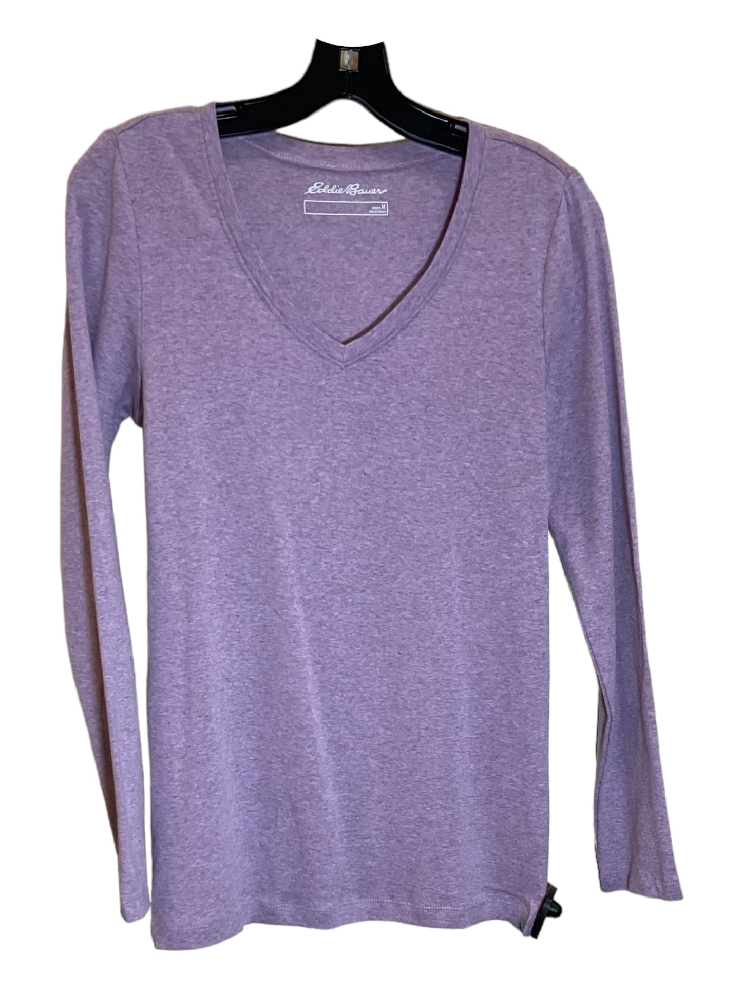 Top Long Sleeve By Eddie Bauer In Purple, Size: M