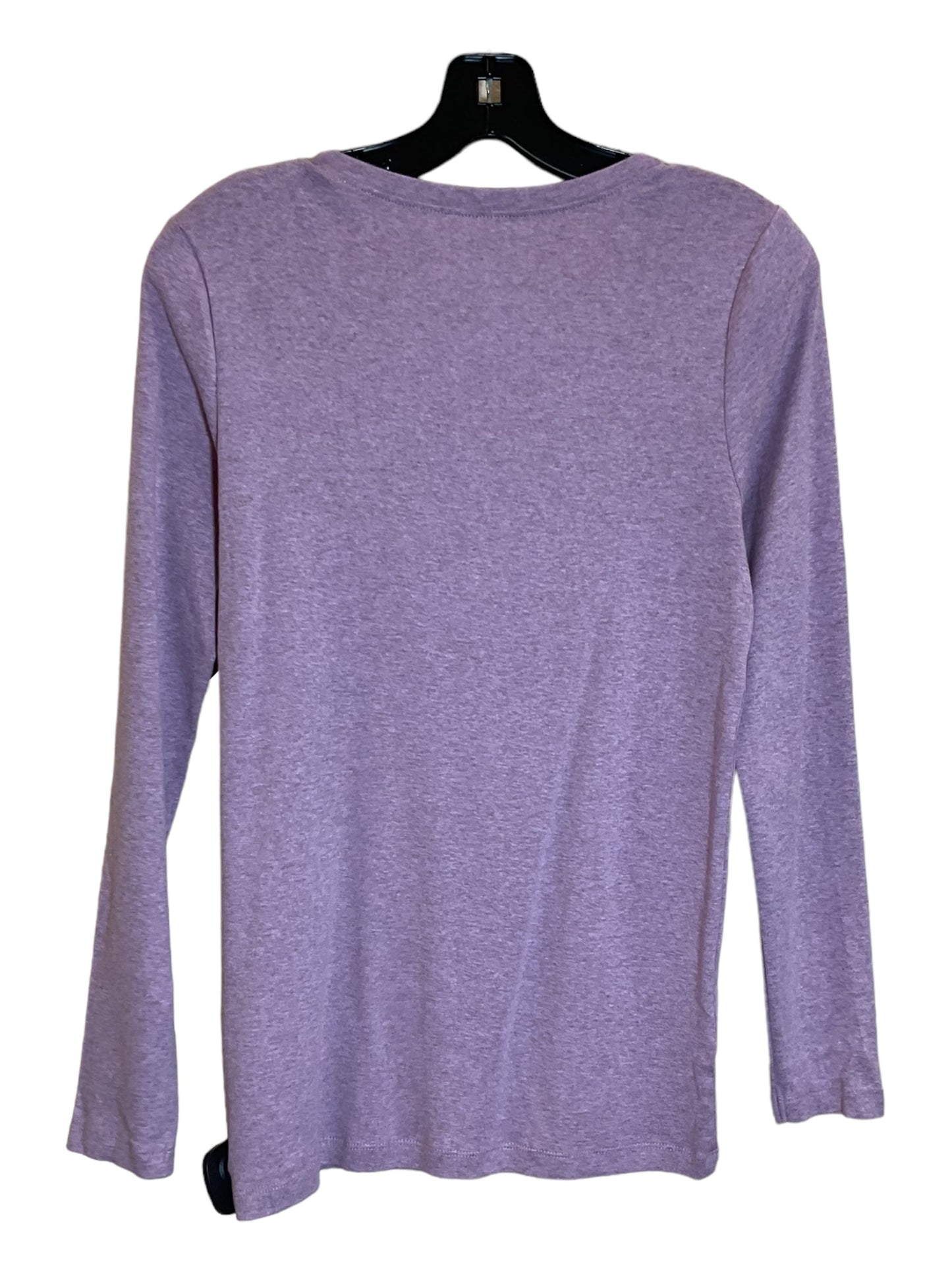 Top Long Sleeve By Eddie Bauer In Purple, Size: M