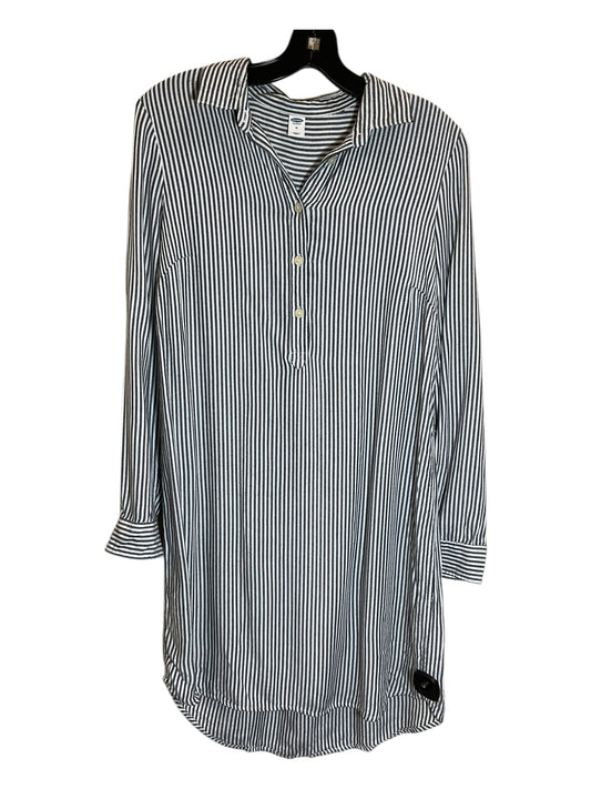 Tunic Long Sleeve By Old Navy In Striped Pattern, Size: M