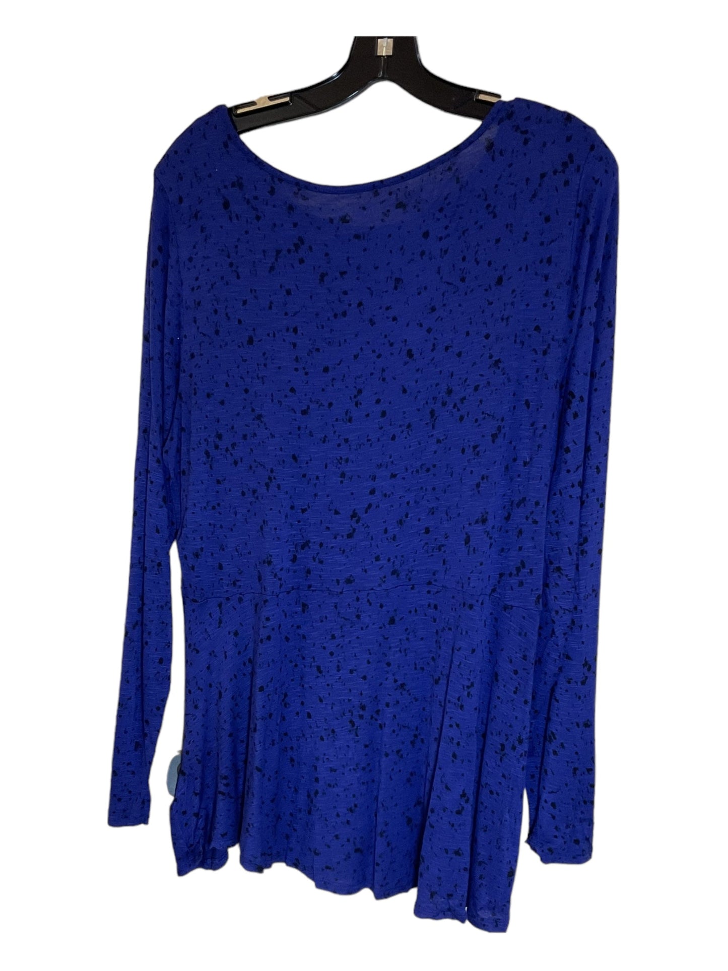 Blue Tunic Long Sleeve Apt 9, Size Xl