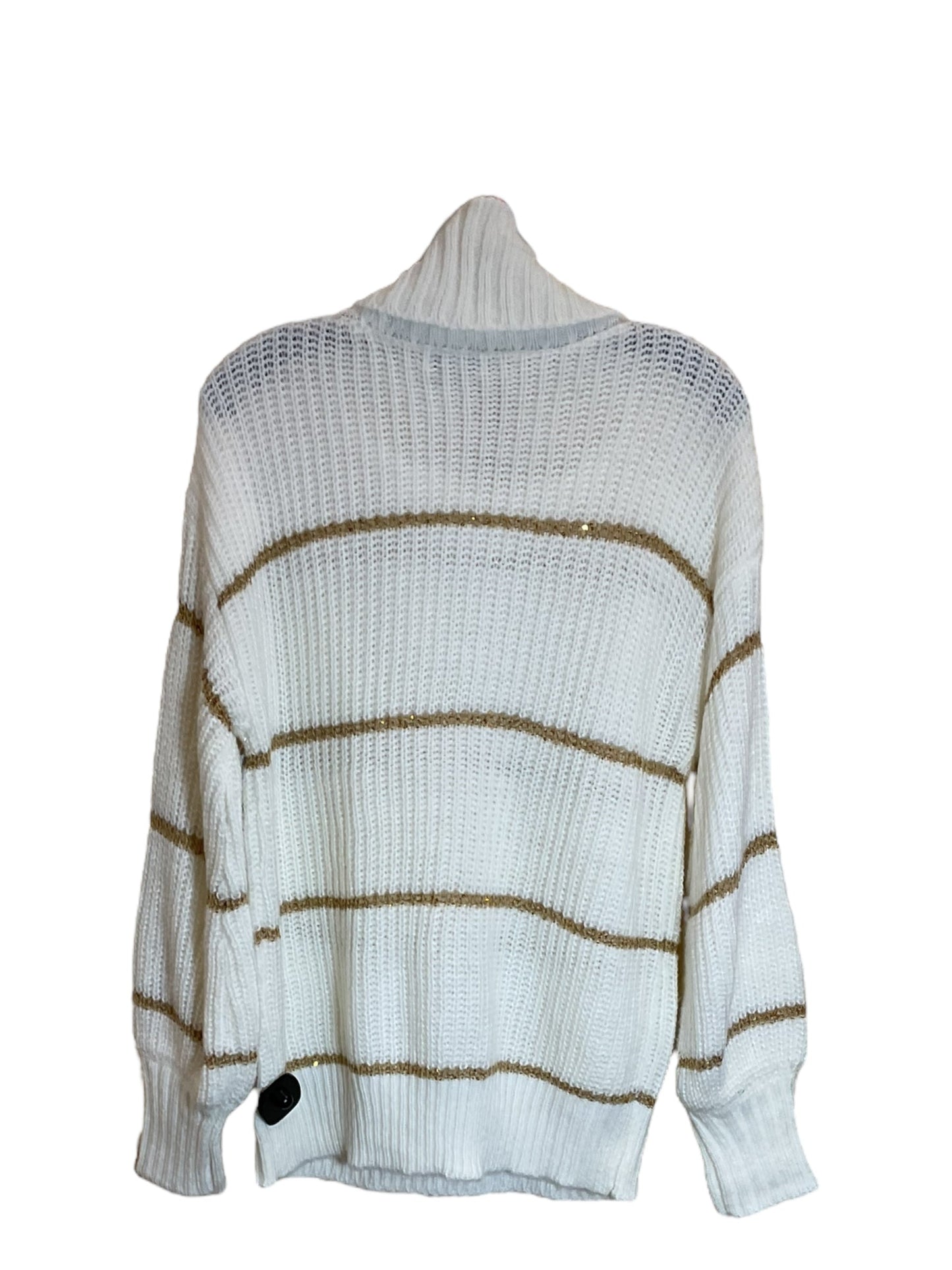 Sweater By Nine West In White, Size: L