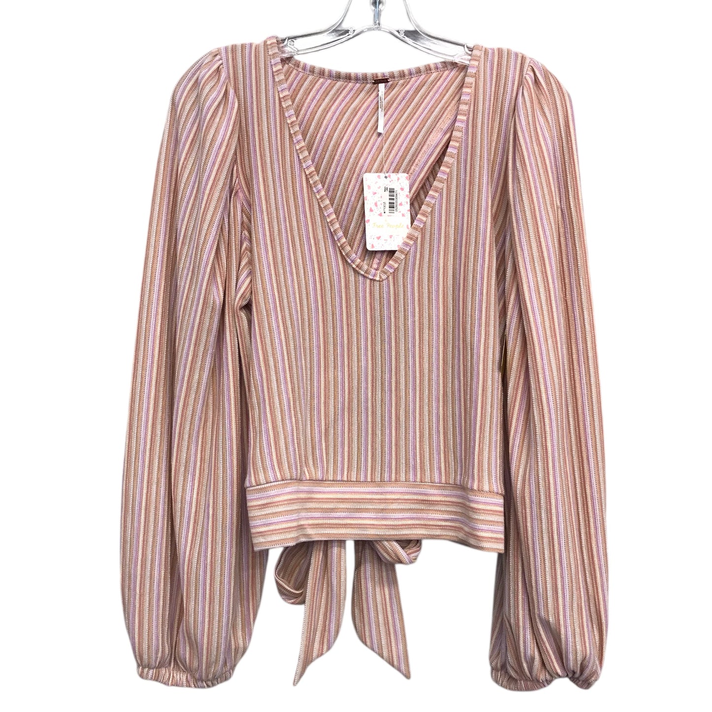 Top Ls By Free People In Striped Pattern, Size:L