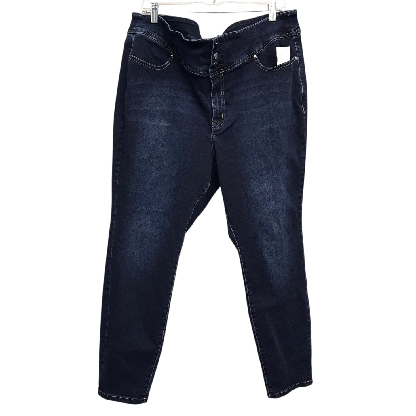 Jeans Boot Cut By Lane Bryant In Blue Denim, Size:22