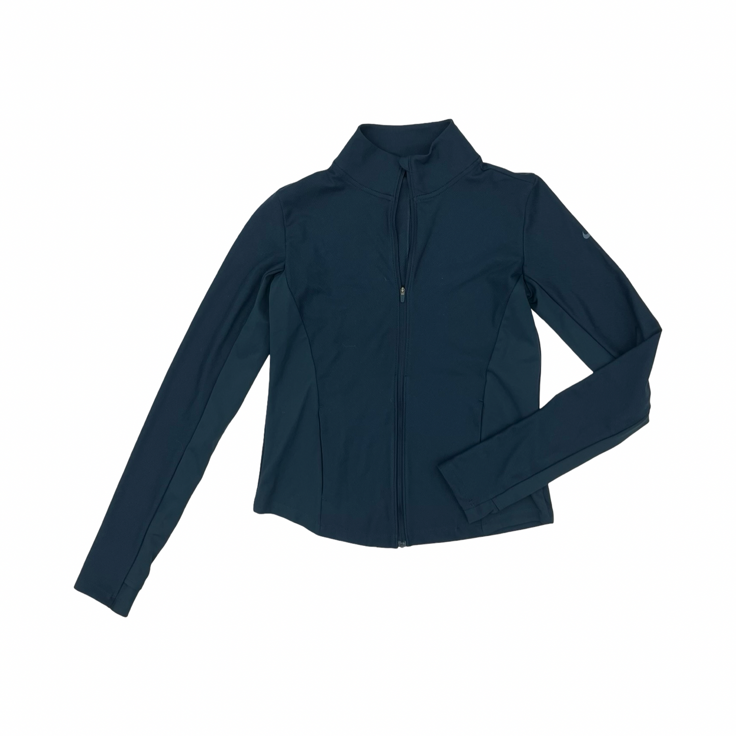 Athletic Jacket By Nike In Blue, Size:S