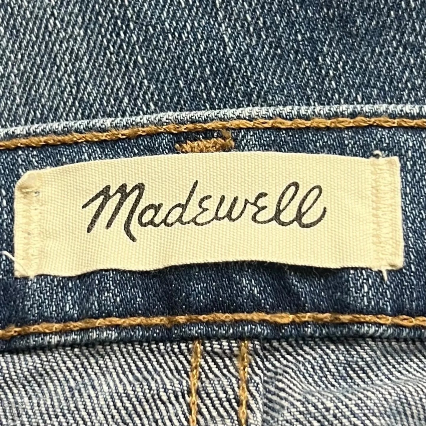 Jeans Straight By Madewell In Blue, Size: 12