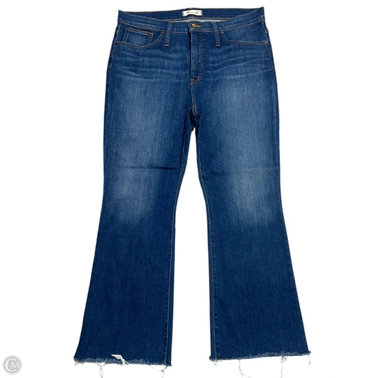 Jeans Flared By Madewell In Blue, Size: 14