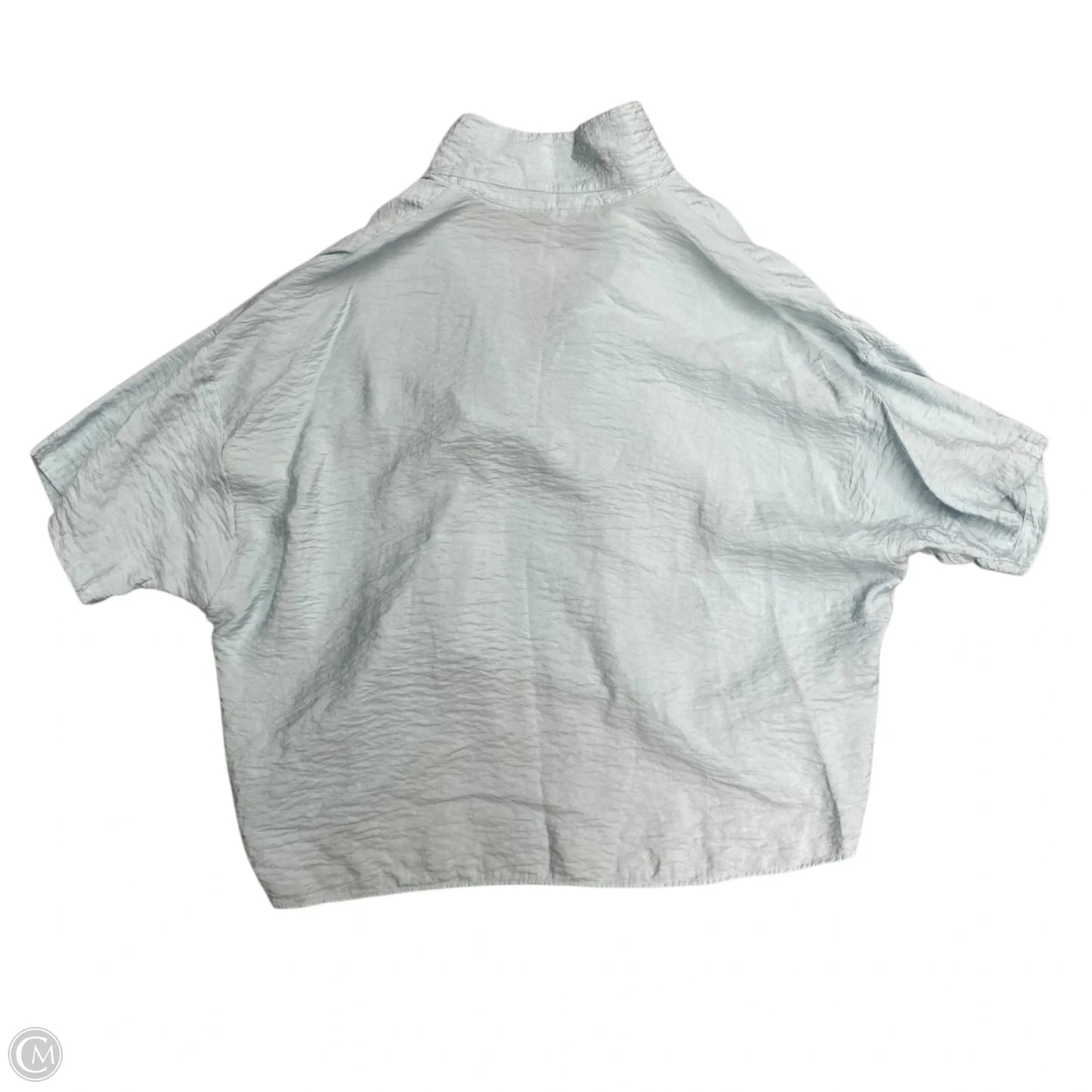 Tunic Short Sleeve By Anthropologie In Teal, Size: M