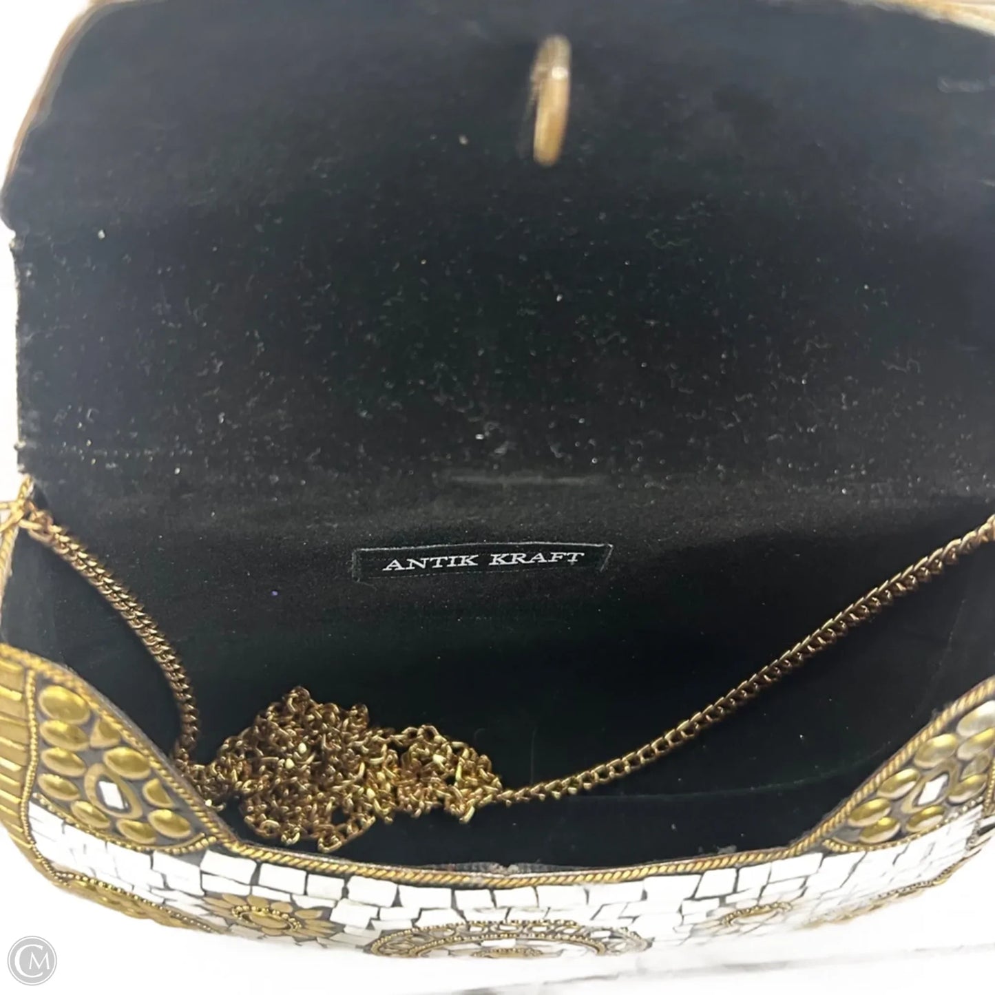 Clutch By Antik Kraft, Size: Medium