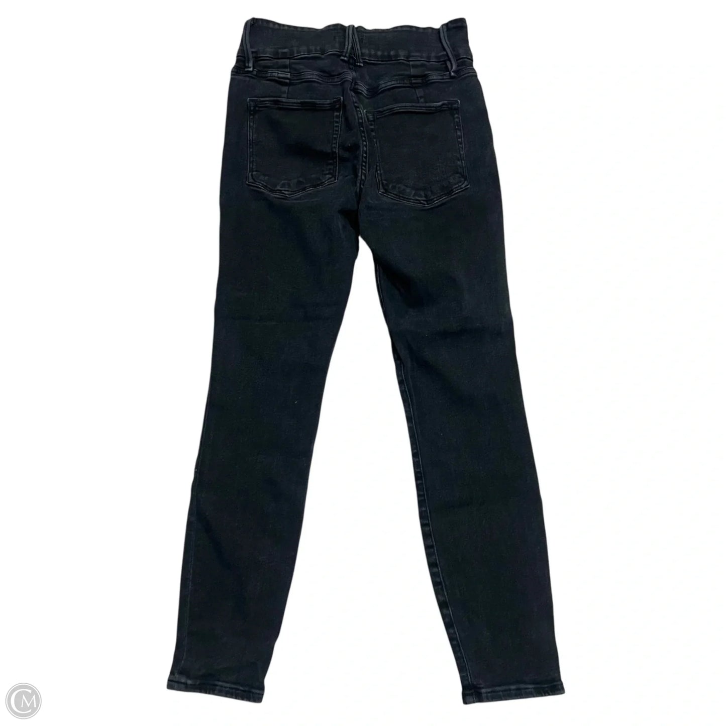 Jeans Flared By Good American In Black, Size: 8