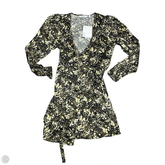 Dress By Los Angeles Atelier In Blue & Yellow, Size: 8