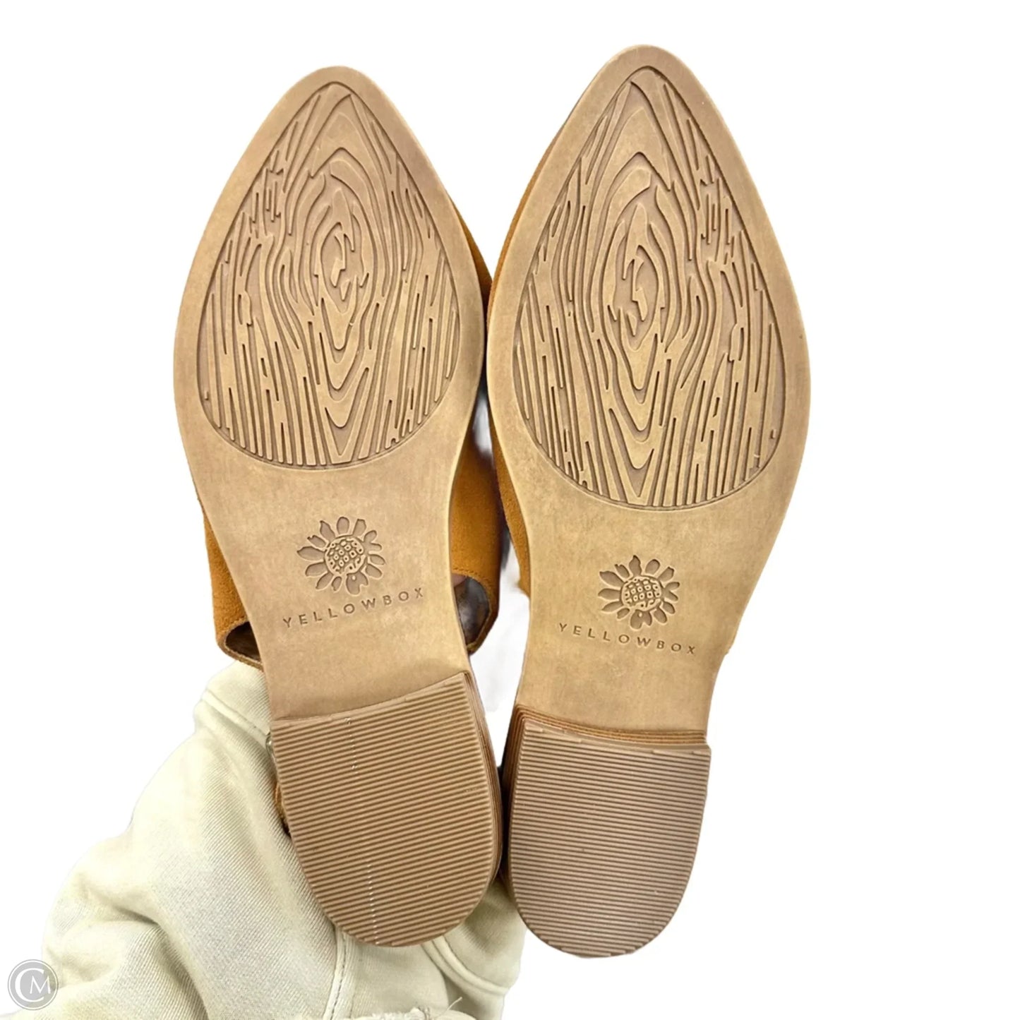 Shoes Flats By Yellow Box In Brown, Size: 8.5