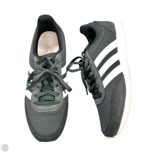 Shoes Athletic By Adidas In Black & White, Size: 9.5