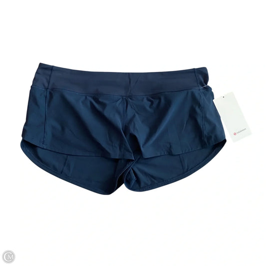 Athletic Shorts By Lululemon In Blue, Size: 12