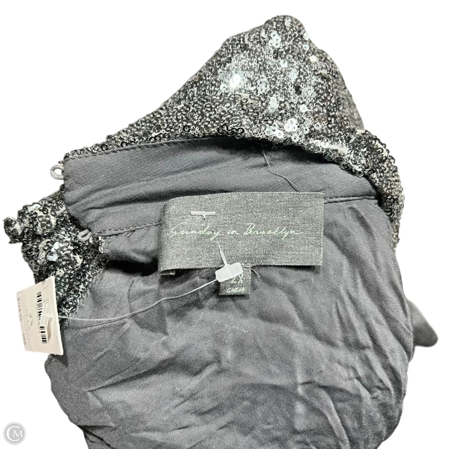 Top Long Sleeve By Anthropologie In Grey, Size: 2x
