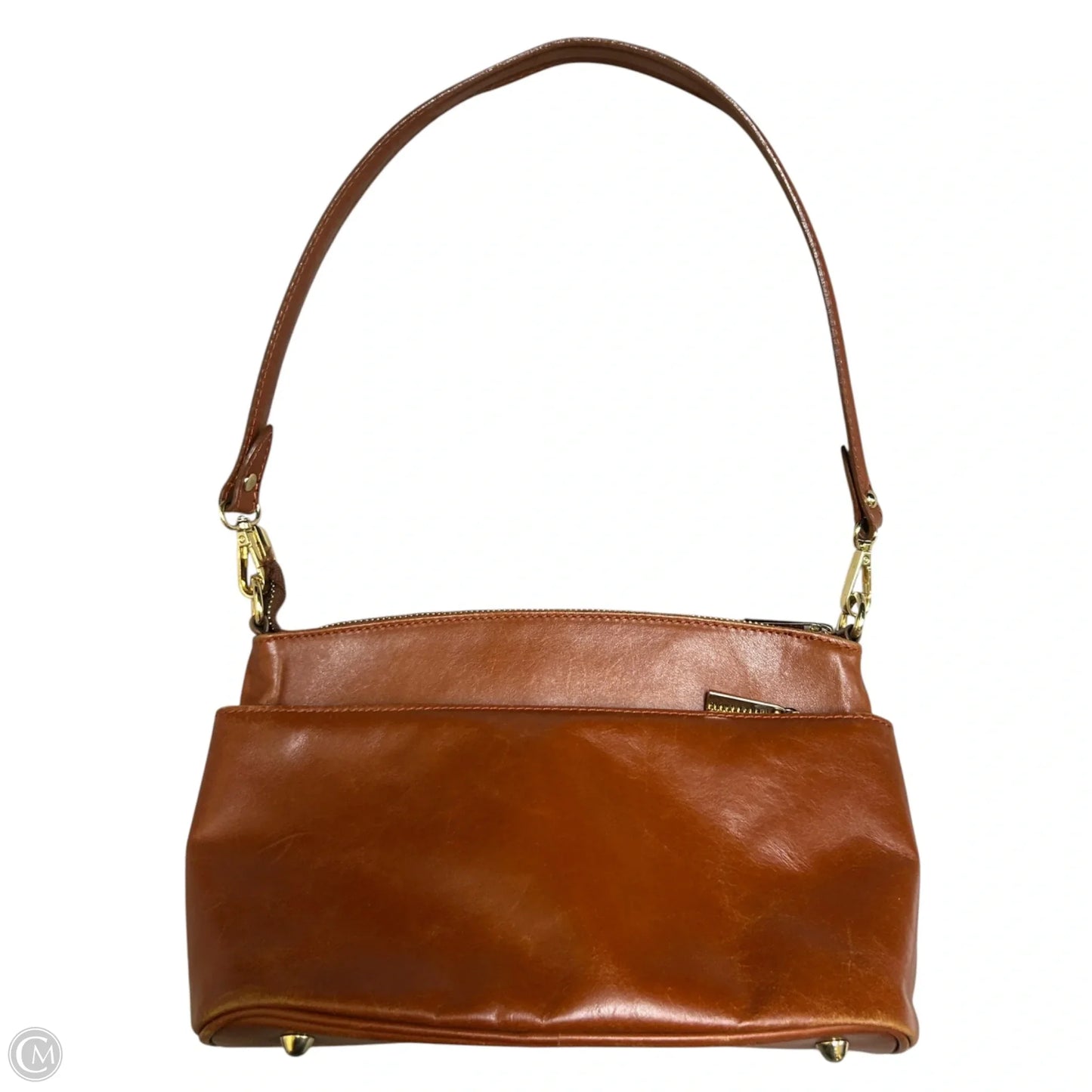 Handbag Leather By Divina Ferenze, Size: Small