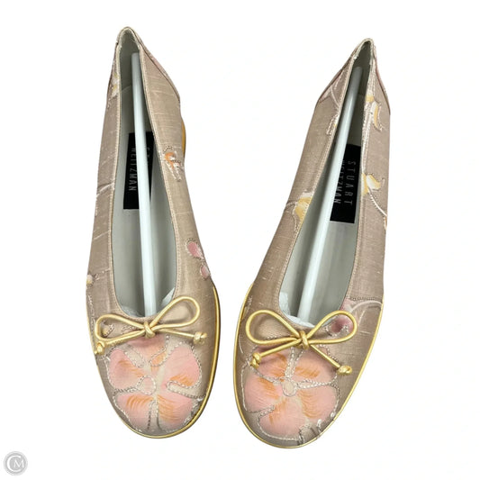 Shoes Designer By Stuart Weitzman In Pink & Yellow, Size: 8