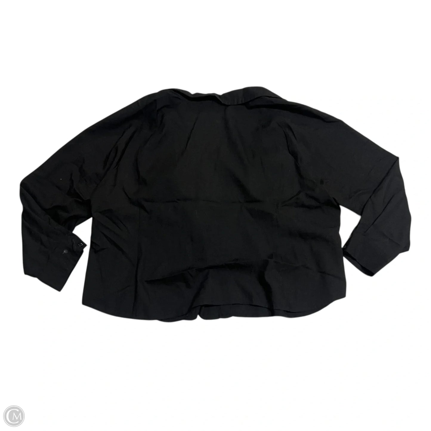 Top Long Sleeve By Eloquii In Black, Size: 26
