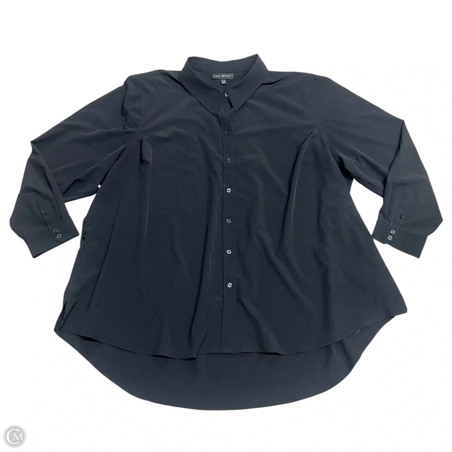 Top Long Sleeve By Lane Bryant In Black, Size: 26