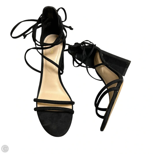 Shoes Heels Block By Aldo In Black, Size: 8