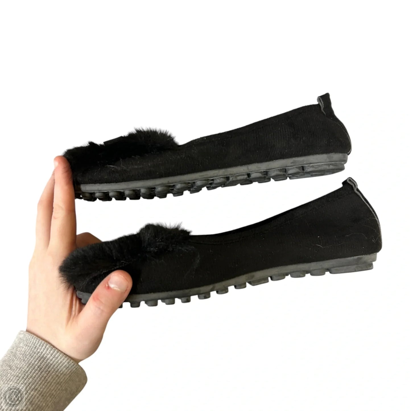Shoes Flats In Black, Size: 6.5
