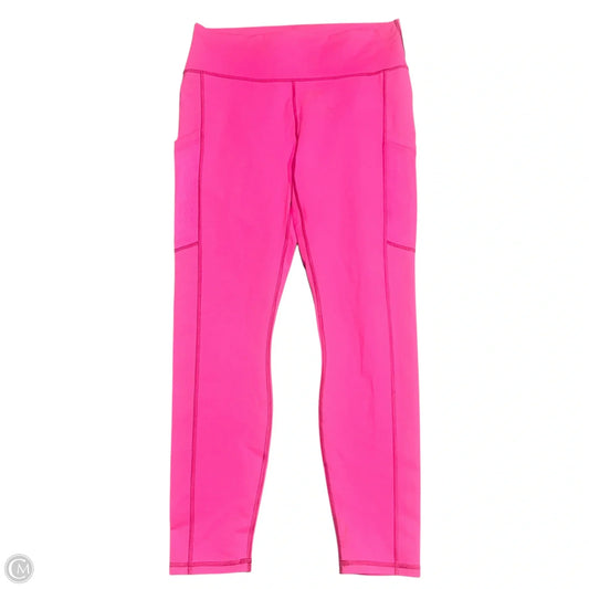 Athletic Leggings By Fabletics In Pink, Size: 16