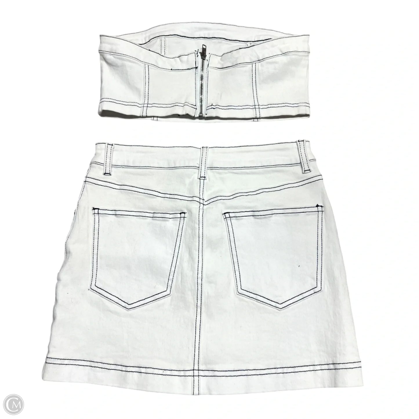 Skirt Set 2pc By Superdown In Black & White, Size: S
