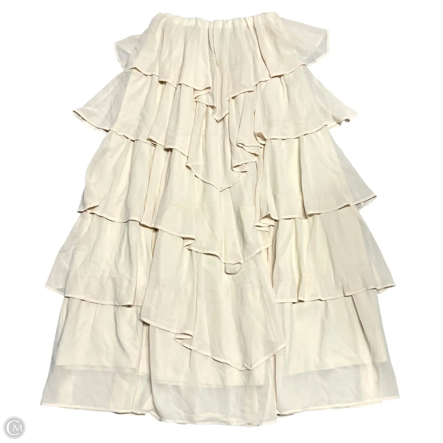 Skirt Maxi By Finesse In Cream, Size: M