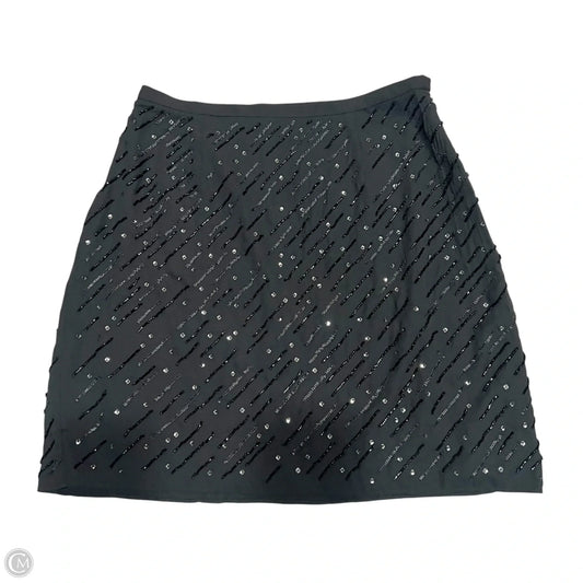 Skirt Midi By Banana Republic In Black, Size: 6