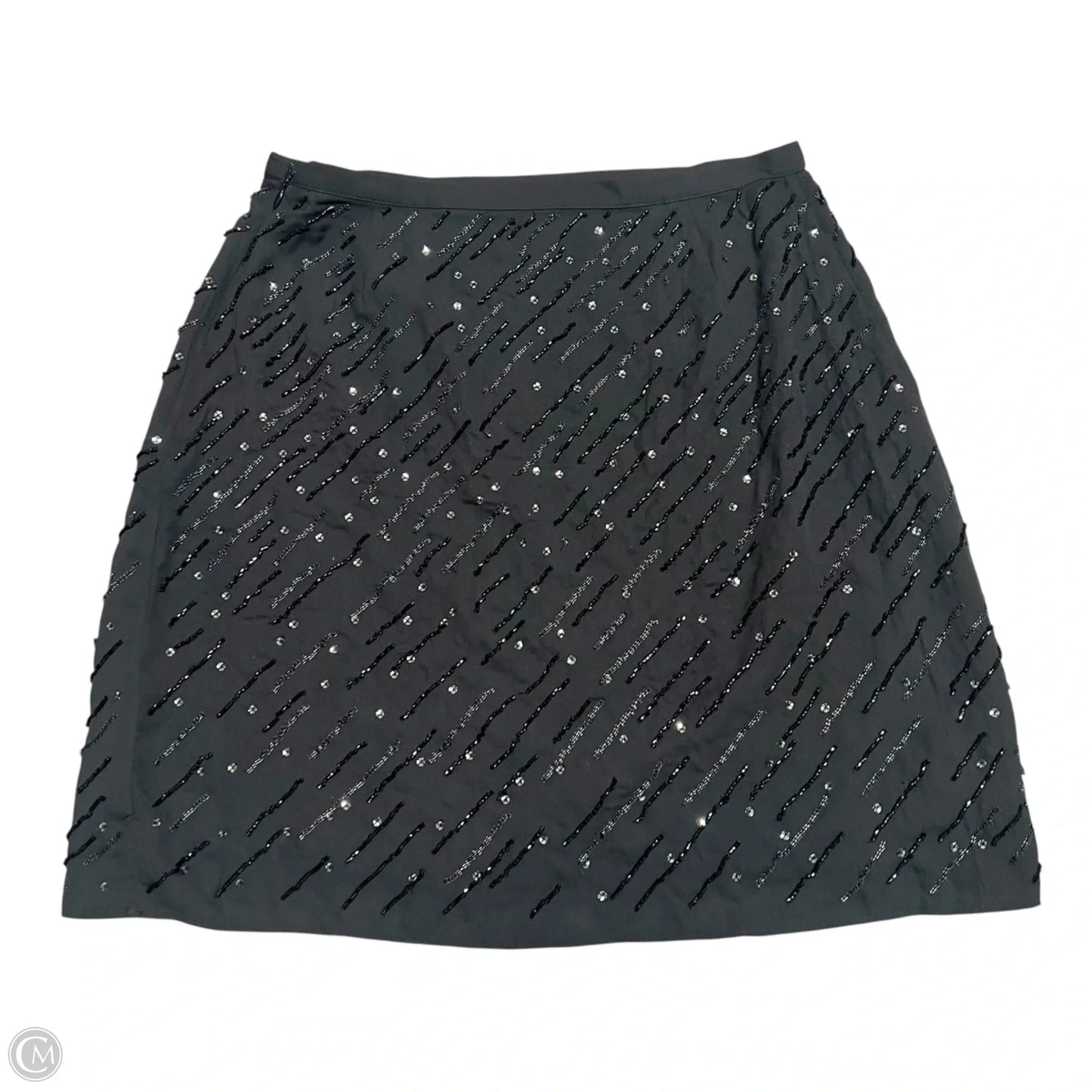 Skirt Midi By Banana Republic In Black, Size: 6