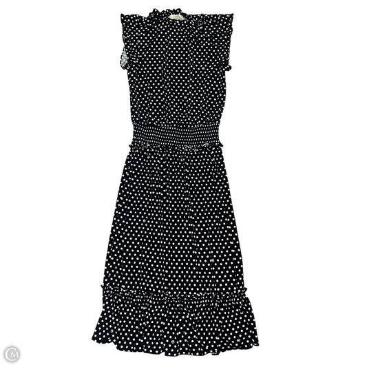 Dress Casual Maxi By Michael By Michael Kors In Black & White, Size: S