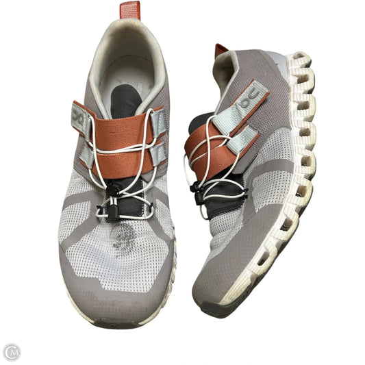 Shoes Athletic By On Cloud In Orange & Silver, Size: 11