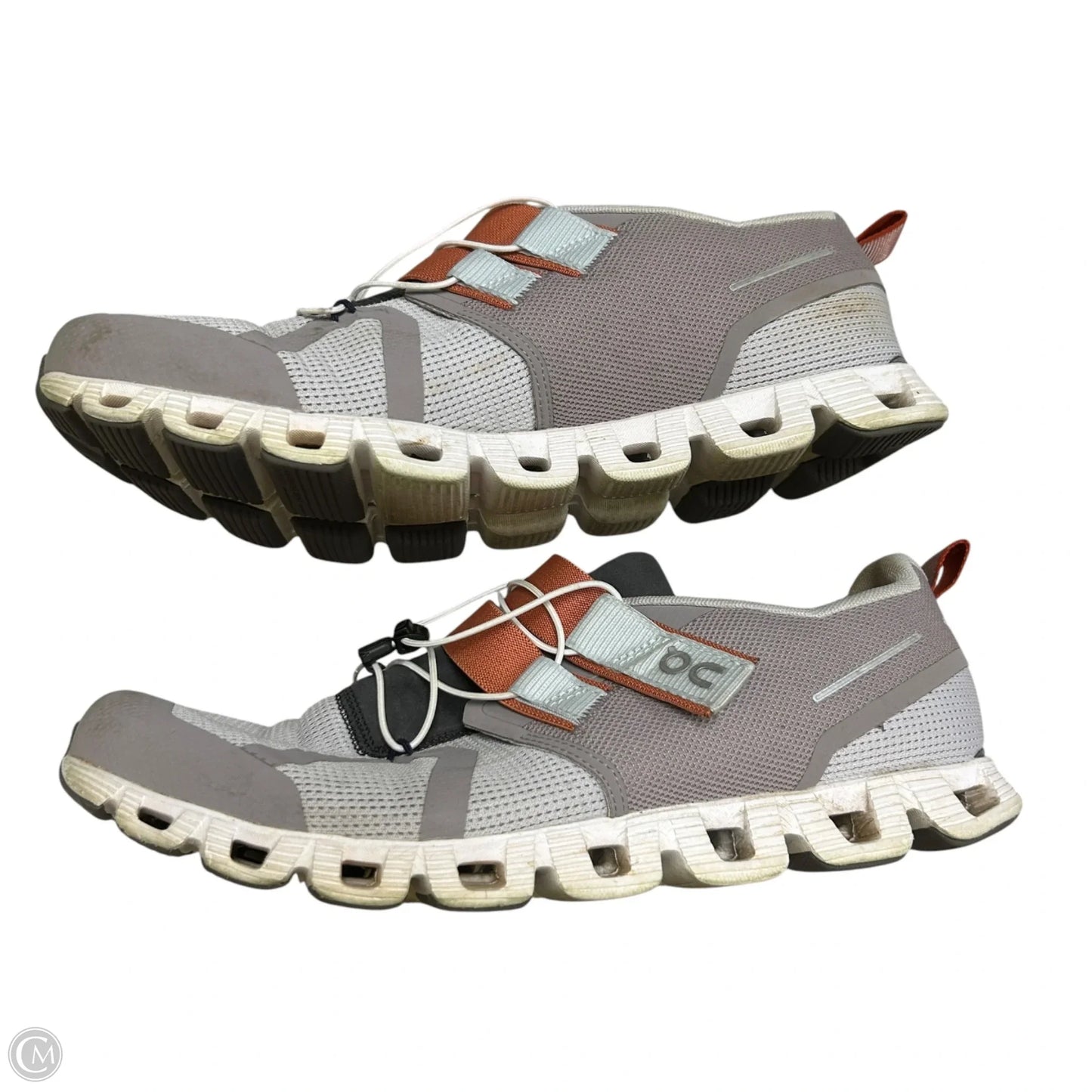 Shoes Athletic By On Cloud In Orange & Silver, Size: 11
