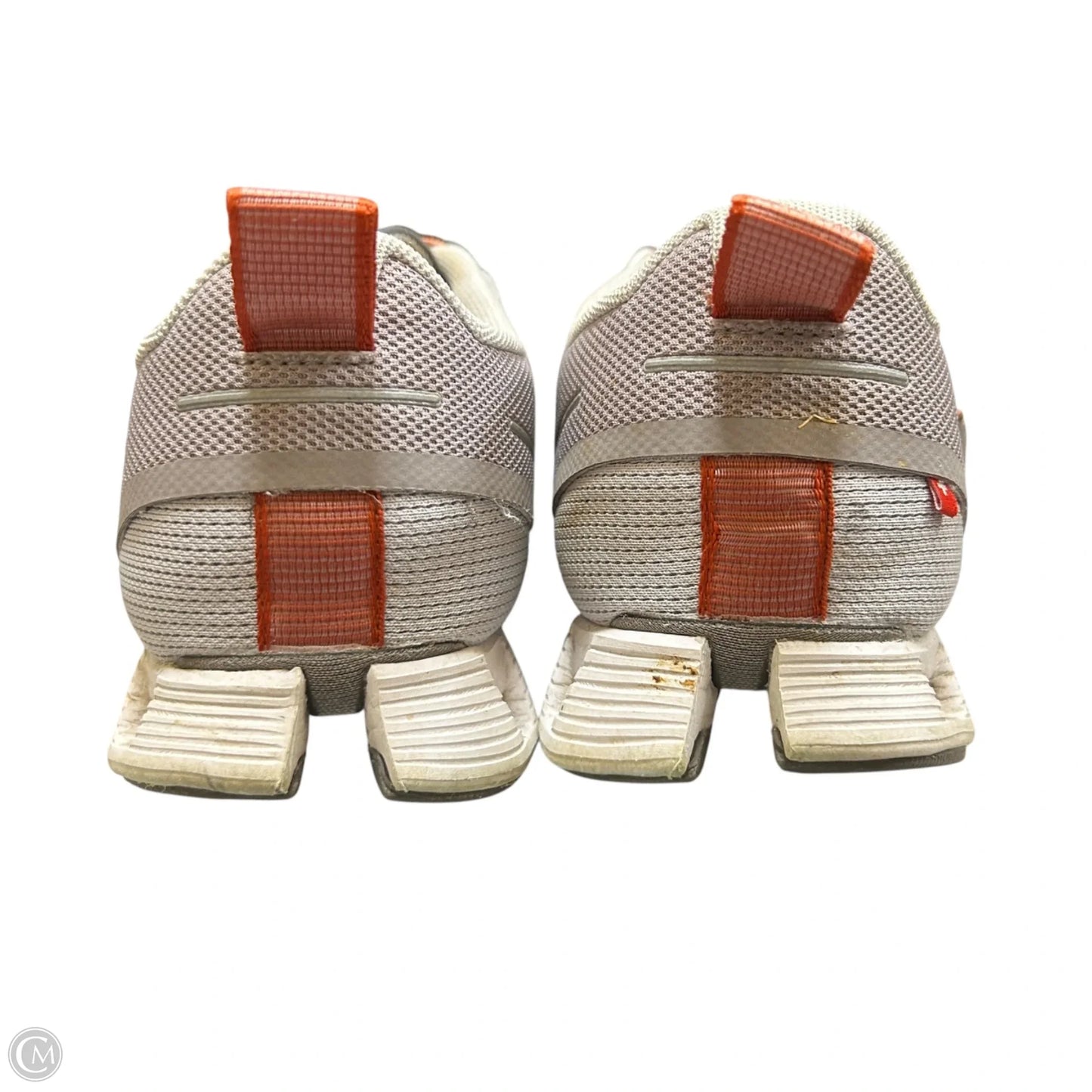 Shoes Athletic By On Cloud In Orange & Silver, Size: 11