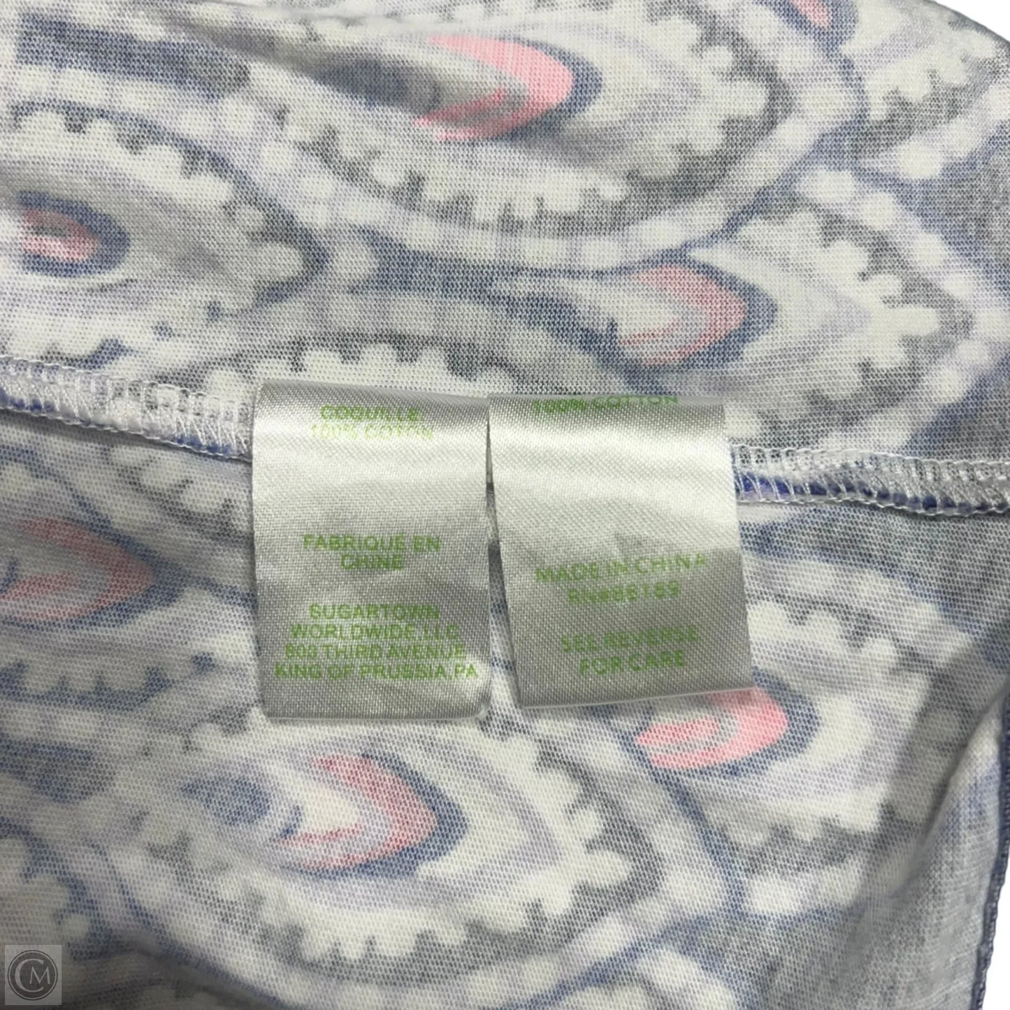 Dress Designer By Lilly Pulitzer In Blue & White, Size: S