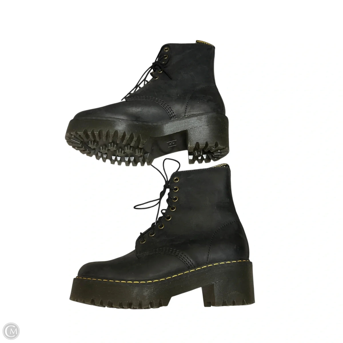 Boots Combat By Dr Martens In Black, Size: 8